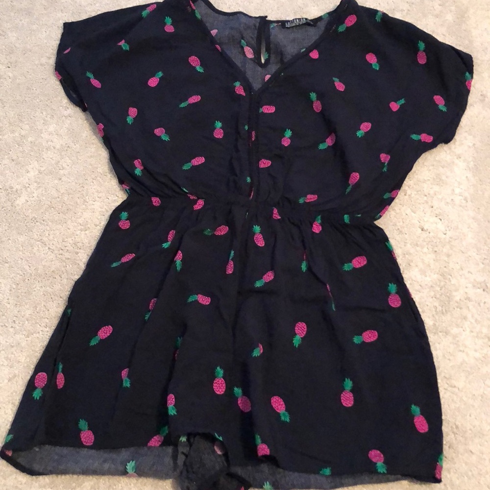 pineapple romper